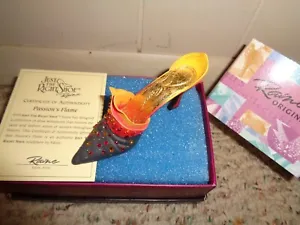 JUST THE RIGHT SHOE - BY RAINE WILLITTS - PASSION'S FLAME - #25152 - COA! - NEAT - Picture 1 of 11