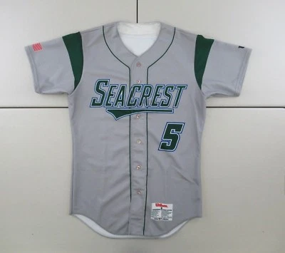 Camiseta deportiva de béisbol Wilson Pro Fusion para hombre gris y verde Seacrest talla M #A637 Foto 1 de 4