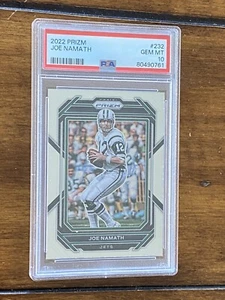 2022 Prizm Joe Namath Psa 10 - Bild 1 von 2
