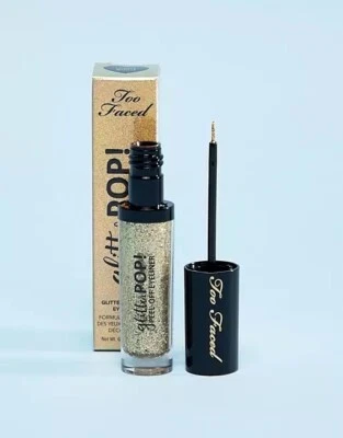 Too Faced LUCKY BITCH Glitter Pop Peel-Off Eyeliner NIB AUTHENTIC - Image 1 of 3