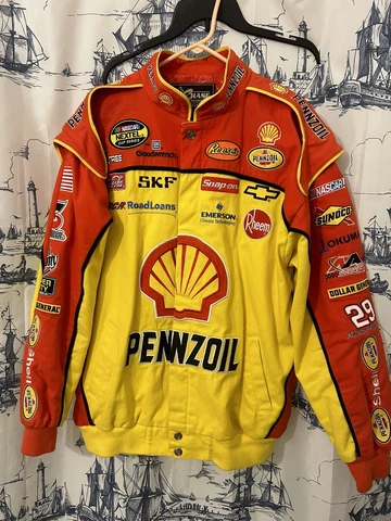 Kevin Harvick Shell Pennzoil Chase Authentics VTG XL Nascar Jacket #29 Cover