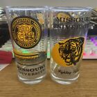 Lot Of 2 Vintage Missouri University 1971 1974 Mizzoui Tigers Tumblers Glasses