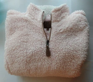 Pink Sherpa Girlie Girl Originals CC Kids 1/4 Zip Pullover Size Youth L, 10-12 - Picture 1 of 12