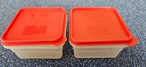 Plastic containers x 2!! OXO brand VINTAGE. Good, used cond. Please see descrip. - Picture 1 of 10