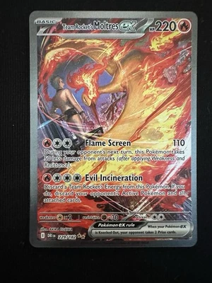 Team Rocket's Moltres ex 229/182 Sv10: Destined Rivals Holo - Image 1 of 4