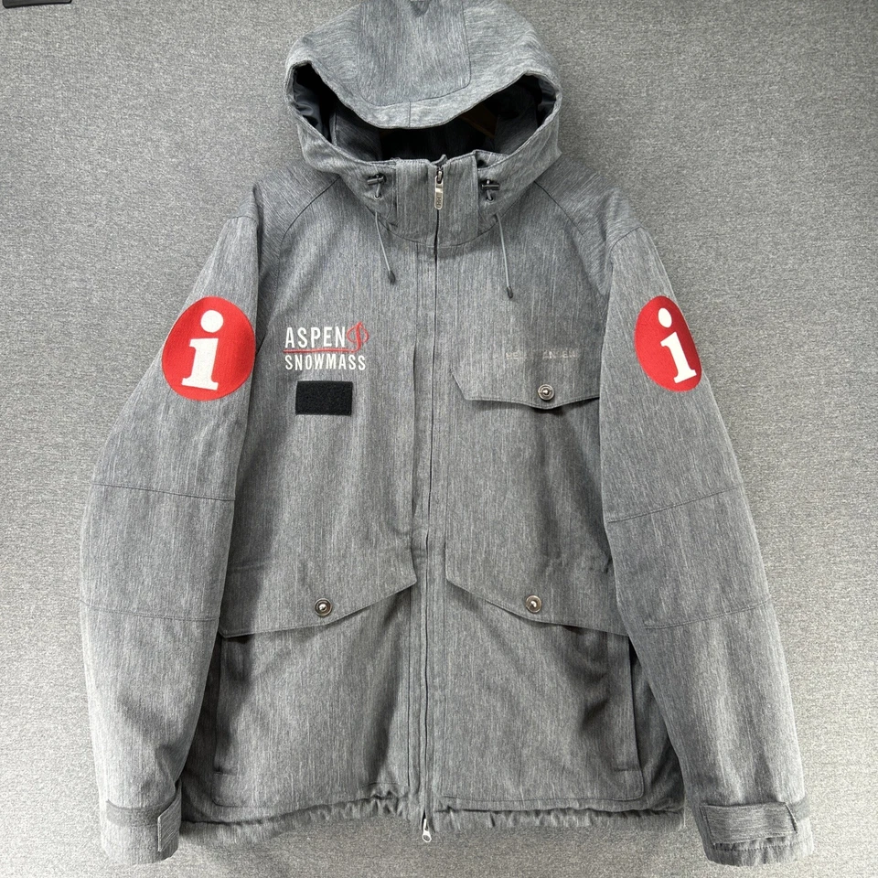 Chaqueta de esquí Helly Hansen Warmcore Ambassador para hombre XXL gris y rojo Aspen masa de nieve Foto 1 de 4