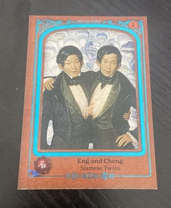 2022 The Historic Autograph Company Blue Foil Eng & Cheng #’d /10 Siamese Twins - Picture 1 of 2