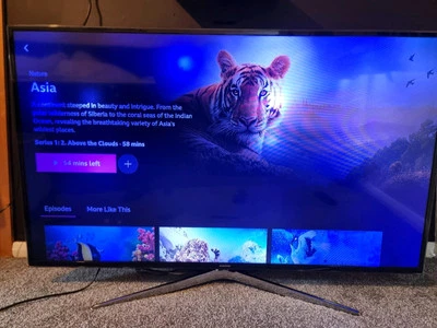 Samsung UE48H6400 48" Smart LED 3D TV. Working +Stand &Remote. (Backlight Issue) - Image 1 of 4
