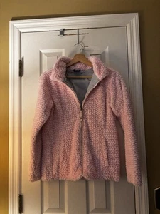 Used Girls Pink North Face Jacket Size L (14/16) - Picture 1 of 1