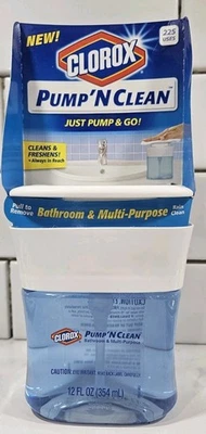 (1) Limpiador Clorox Pump N Clean BAÑO Y MULTIUSOS 12 oz LLUVIA Foto 1 de 4