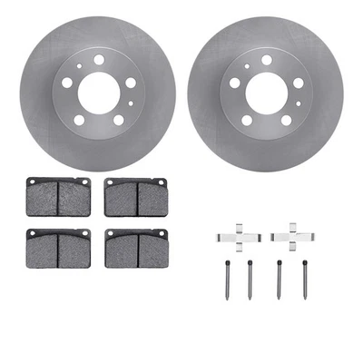 For Volvo 242 1976-1984 R1 Concepts Front Brake Kit w Optimum Pads - Image 1 of 4