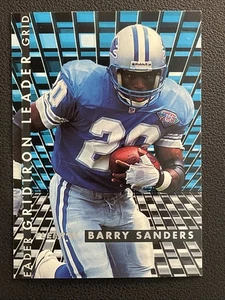 1995 Fleer Football NFL Detroit Lions Barry Sanders GridIron Leader Insert #5 - Bild 1 von 2