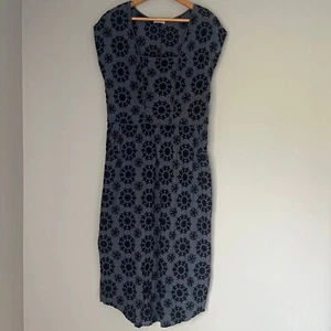 WRAP London Dress US Size 12 Floral Embroidered Cotton - Picture 1 of 4