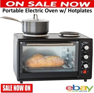 Portable Electric Oven with Hotplates Stove Cooktop Kitchen Countertop Oven AU - Picture 1 of 12