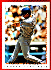 1995 Topps New York Mets Baseball Card #490 Rico Brogna.................. S00102