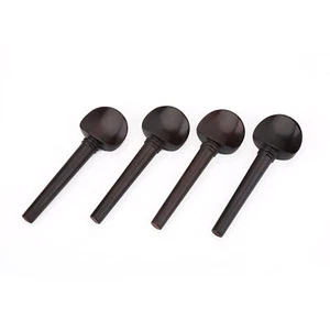 4 clavijas para violonchelo de madera de ébano accesorios de afinación sin orificio instrumentos musicales piezas - Imagen 1 de 12