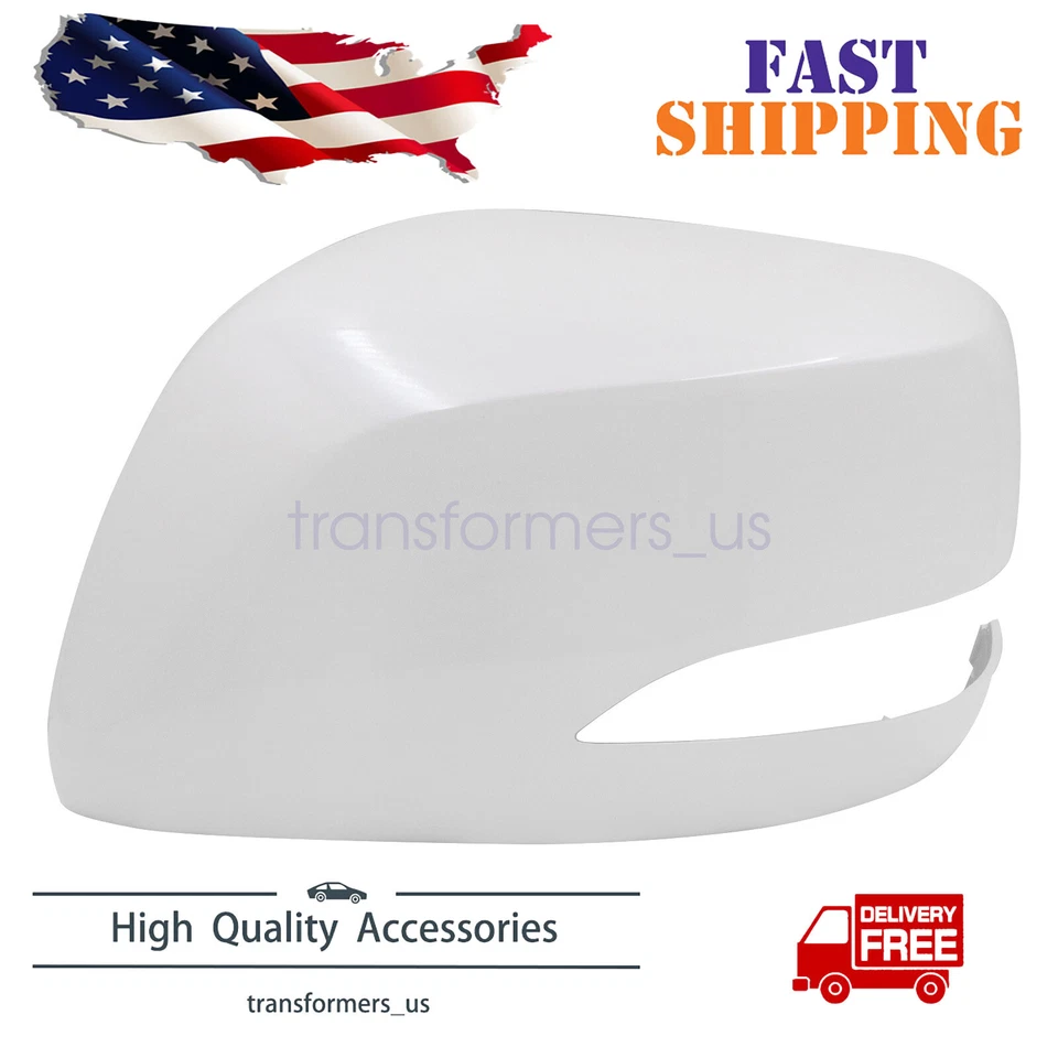 Cubierta de espejo retrovisor lateral del conductor blanco perla nueva para Lexus 13-20 LX570 / 10-20 GX460 EE. UU. Foto 1 de 4