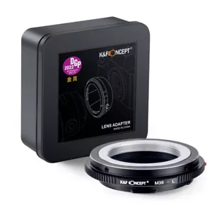 K&F Concept M39-L Manual Focus for Leica M39 Lens to L Mount Camera Body - Picture 1 of 8