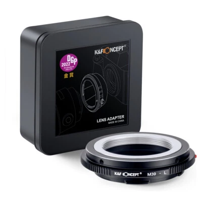 K&F Concept M39-L Manual Focus for Leica M39 Lens to L Mount Camera Body