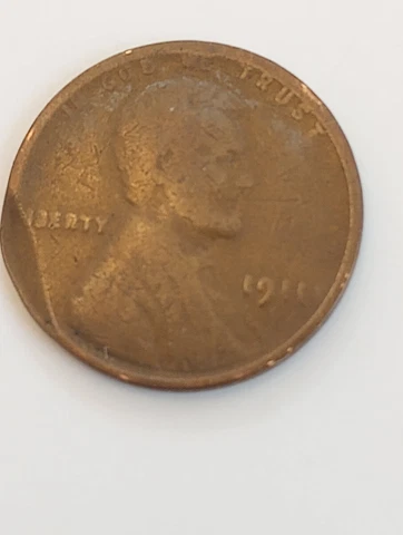 1911 lincoln cent Indent Error Cover