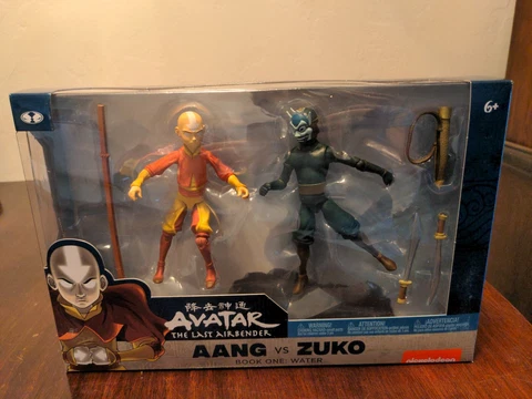 MCFARLANE AVATAR THE LAST AIRBENDER AANG VS BLUE SPIRIT ZUKO 2 FIGURE PACK NEW Cover