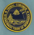 WINNEBAGO NEBRASKA TRIBAL CORONER PATCH