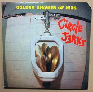 Vintage 1983 CIRCLE JERKS LAX 1051 GOLDEN SHOWER OF HITS 12” LP with Lyric Sheet - Picture 1 of 10
