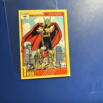 1991 Impel Marvel Universe Series 2 Trading Card #48 Thor NM - Image 1 of 2