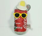 Vintage Coca Cola Bean Bag Plush Stuffed Can In Shades Sunglasses And Cap 1997
