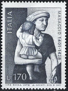 Italien - 550. Todestag von Giovanni di Simone Guidi postfrisch 1978 Mi. 1626 - Imagen 1 de 1