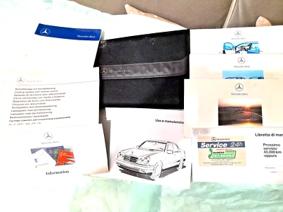 MERCEDES E 200 ELEGANCE 1997 KIT COMPLETO LIBRETTI USO E MANUTENZIONE + CUSTODIA - Immagine 1 di 4