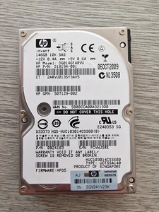 HP 146GB 2.5in 10K SAS 6G Enterprise Hard Drive - DG0146FARVU - Afbeelding 1 van 2