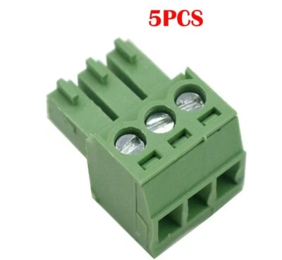 5PCS 300V KF2EDGK 3.5mm Pitch PCB Screw Terminal Block Connector Green - Image 1 of 3