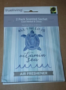 Trueliving LOTE DE 3 - 2 Paquetes Bolsita Perfumada Fresca Herbal y Cítrica Aire Fresco UE25 - Imagen 1 de 2