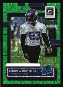 Andrew Booth Jr. 2022 Donruss Optic Rated Rookies Preview Green Mojo #P-369 - Picture 1 of 2