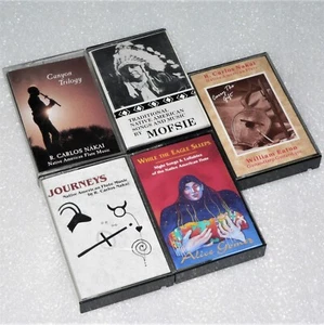 NATIVE AMERICAN CASSETTE TAPE LOT ~ R CARLOS NAKAI / MOFSIE / ALICE GOMEZ ~ VGC  - Picture 1 of 12