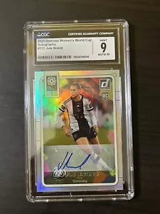 Jule Brand 2023 Donruss Women's World Cup Rookie Autograph CGC 9 #212 RC Auto 10 - Bild 1 von 2