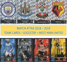 Topps Match Attax 2018 2019 18 19 Choose your Team player cards #181 to #360