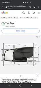 99 chevy mirror extensions - Picture 1 of 3