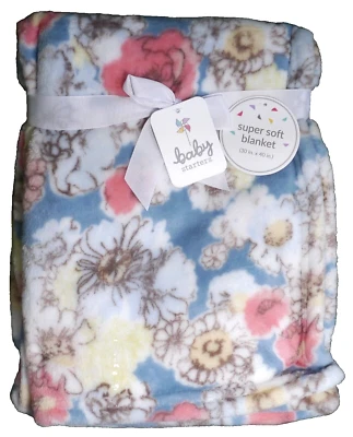 NUEVO Baby Starters 30"x40" Manta Bebé Floral Flores Niñas Foto 1 de 3