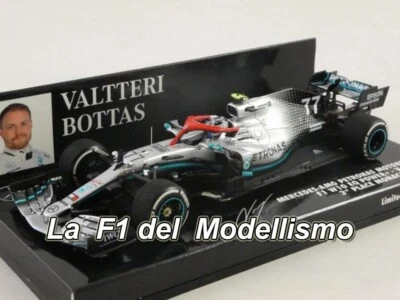 Minichamps Mercedes W10 #77 Valtteri Bottas Monaco GP 2019 1/43 417190677 - Immagine 1 di 3
