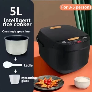 Arrocera 5L Multicooker Vaporera Arroz Olla Acero Inoxidable Olla a Presión - Imagen 1 de 13
