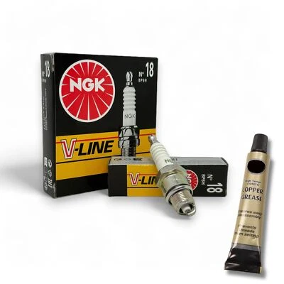 4 candele V-Line NGK per DAF 66 1.1 / 1.3 anno 1972-1975 + pasta - Immagine 1 di 4
