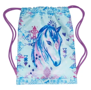 Spencil Big Kids Swim Bag Drawstring Bag Water Resistant Aztec Horse - Bild 1 von 2