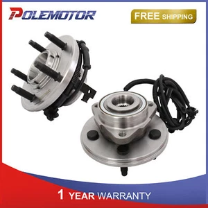Set(2) Front Wheel Hub Bearing Assembly For 06-10 Ford Explorer 07-10 Sport Trac - Imagen 1 de 10