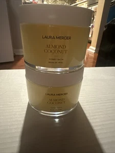 2x Laura Mercier Almond Coconut Milk Honey Bath 250ml New Unused - Picture 1 of 2