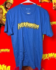Hulkamania Hulk Hogan 500 Level Tshirt WWE Herren Medium Neu ohne Etikett - Bild 1 von 6