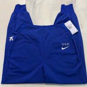 Pantalones de chándal Nike para mujer emitidos por el equipo de EE. UU. azules talla XS FN1050-490 NUEVOS CON ETIQUETAS - Imagen 1 de 7