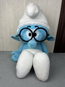 Jumbo Plush Brainy Smurf Rare NOT FOR RETAIL SALE 3 Foot 36” - Picture 1 of 24