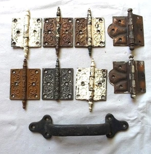 GEBRAUCHTE VINTAGE SALVAGE VIKTORIANISCHE TÜRBESCHLAG STEAMPUNK INDUSTRIE DEKOR - Bild 1 von 12